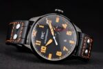 IWC replica 7days power reserve orange pro-hunter strip leather imitazione replica orologi 4us347 - immagine 5