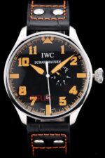 IWC replica 7days power reserve orange platinum strip leather imitazione replica orologi 4us348 - immagine 4