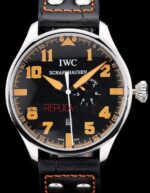 IWC replica 7days power reserve orange platinum strip leather imitazione replica orologi 4us348