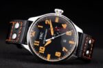 IWC replica 7days power reserve orange platinum strip leather imitazione replica orologi 4us348 - immagine 6