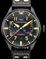 IWC replica 7days power reserve yellow pro-hunter strip leather imitazione replica orologi 4us349
