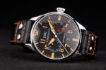 IWC replica 7days power reserve orange platinum strip leather imitazione replica orologi 4us350 - immagine 6
