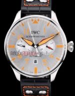 IWC replica 7days power reserve argentèè platinum strip leather imitazione replica orologi 4us351