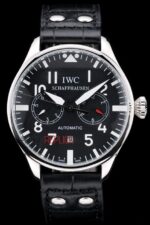 IWC replica 7days power reserve white platinum strip leather imitazione replica orologi 4us353 - immagine 3
