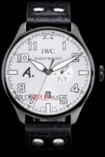 IWC replica 7days power reserve pro-hunter argentèè strip leather imitazione replica orologi 4us354 - immagine 3
