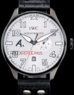 IWC replica 7days power reserve pro-hunter argentèè strip leather imitazione replica orologi 4us354