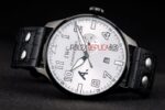 IWC replica 7days power reserve pro-hunter argentèè strip leather imitazione replica orologi 4us354 - immagine 5