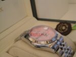 Rolex replica datejust acciaio rosèè flower jubilèè orologio replica copia imitazione 4us247 - immagine 5
