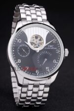 IWC replica tourbillon acciaio imitazione replica orologi 4us361 - immagine 4