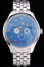 IWC replica grand complication acciaio blue dial imitazione replica orologi 4us362 - immagine 3