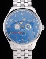IWC replica grand complication acciaio blue dial imitazione replica orologi 4us362