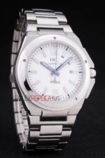 IWC replica ingenieur power reserve acciaio white dial imitazione replica orologi 4us364 - immagine 3