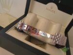 Rolex replica datejust acciaio rosèè flower jubilèè orologio replica copia imitazione 4us247 - immagine 8