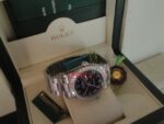 Rolex replica datejust acciaio oyster black roman orologio replica copia imitazione 4us232 - immagine 4