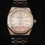 Audemars Piguet royal oak jumbo argentèè dial replica orologio copia imitazione crono 4us216