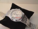 Audemars Piguet royal oak jumbo argentèè dial replica orologio copia imitazione crono 4us216 - immagine 7