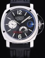 Panerai replica luminor marina power reserve strip rubber orologio copia imitazione 4us368