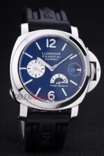 Panerai replica luminor marina power reserve strip rubber orologio copia imitazione 4us368 - immagine 4
