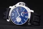 Panerai replica luminor marina power reserve strip rubber orologio copia imitazione 4us368 - immagine 6