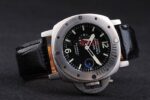Panerai replica luminor marina submersible strip rubber orologio copia imitazione 4us369 - immagine 5