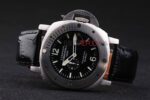 Panerai replica luminor marina submersible strip rubber orologio copia imitazione 4us369 - immagine 6