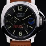 Panerai replica luminor marina power reserve strip leather orologio copia imitazione 4us370