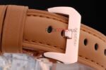 Panerai replica luminor marina rose gold strip leather orologio copia imitazione 4us371 - immagine 10