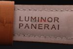 Panerai replica luminor marina rose gold strip leather orologio copia imitazione 4us371 - immagine 9