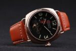 Panerai replica luminor marina tourbillon strip leather orologio copia imitazione 4us372 - immagine 5