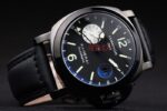 Panerai replica luminor marina GMT strip leather orologio copia imitazione 4us373 - immagine 4