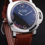 Panerai replica marina militare classic strip leather orologio copia imitazione 4us374