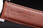 Panerai replica marina militare classic strip leather orologio copia imitazione 4us374 - immagine 8