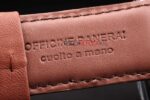 Panerai replica marina militare classic strip leather orologio copia imitazione 4us374 - immagine 9