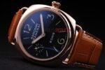 Panerai replica radiomir 8days rose gold strip leather orologio copia imitazione 4us375 - immagine 5