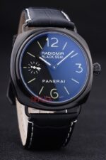 Panerai replica radiomir black seal strip leather orologio copia imitazione 4us376 - immagine 4
