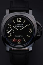 Panerai replica luminor marina pvd strip leather orologio copia imitazione 4us377 - immagine 3