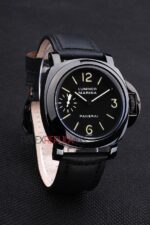 Panerai replica luminor marina pvd strip leather orologio copia imitazione 4us377 - immagine 4