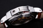 Panerai replica luminor marina GMT strip leather orologio copia imitazione 4us378 - immagine 7