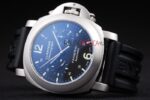 Panerai replica luminor marina chronograph strip rubber orologio copia imitazione 4us381 - immagine 5