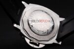 Panerai replica luminor marina GMT blue dial strip rubber orologio copia imitazione 4us382 - immagine 6