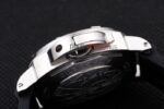 Panerai replica luminor marina GMT blue dial strip rubber orologio copia imitazione 4us382 - immagine 5