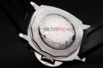 Panerai replica luminor marina GMT blue dial strip rubber orologio copia imitazione 4us383 - immagine 7