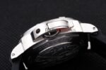 Panerai replica luminor marina GMT blue dial strip rubber orologio copia imitazione 4us383 - immagine 6