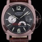 Panerai replica luminor marina power reserve strip rubber orologio copia imitazione 4us384