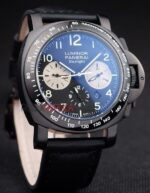 Panerai replica luminor marina daylight crono strip rubber orologio copia imitazione 4us385