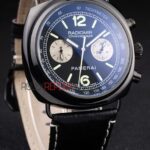 Panerai replica radiomir chronograph strip leather orologio copia imitazione 4us386