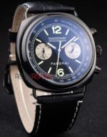 Panerai replica radiomir chronograph strip leather orologio copia imitazione 4us386