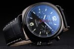 Panerai replica radiomir chronograph regatta strip leather orologio copia imitazione 4us387 - immagine 5