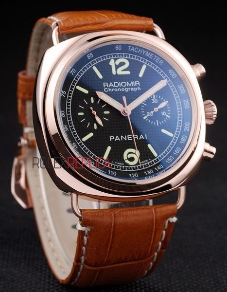virtuemart_product_5749rolex-replica-orologi-copia-imitazione-rolex-omega Panerai replica radiomir chronograph rose gold strip leather orologio copia imitazione 4us388 - immagine 1