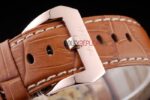 Panerai replica radiomir chronograph rose gold strip leather orologio copia imitazione 4us388 - immagine 10